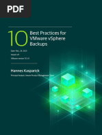 Top 10 Best Practices Vsphere Backups