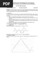 Indian Institute of Technology Guwahati: EC 321: DSP Laboratory