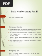 Basic Number Theory Part II: Prof. Ashok K Bhateja, IIT Delhi