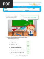 Teste de Inglês 3º Período | PDF | Language Arts & Discipline | Foreign ...