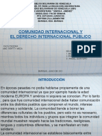 COMUNIDAD INTERNACIONAL Y EL DERECHO INTERNACIONAL PÚBLICO