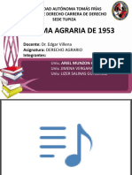 Grupo 3 Reforma Agraria 1953