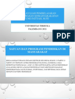 Mata Kuliah Pembelajaran Berwawasan Kemasyarakatan Umi Fatiyah, M.PD