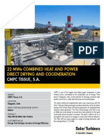 22 Mwe Combined Heat and Power Direct Drying and Cogeneration
