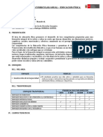 Programación Curricular 5° Grado