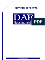 Previous Approval: Dar Metal Industrial Company