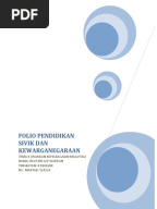 Contoh penghargaan folio