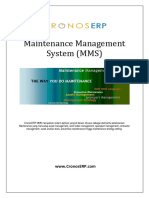 Maintenance Management System (MMS) : THE WAY