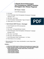 Syarat-Syarat Pembuatan SKPP (Surat Keterangan Pemberhentian Pembayaran) Pensiun Dan Mutasi Pegawai