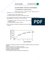 Estatística - Lista de Exercicios 3 - Profa Marília