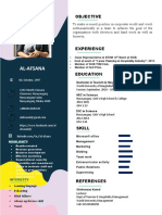 Al-Afsana's Resume