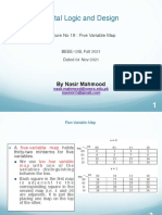 19 DLD Lec 19 Five Variable Map Dated 04 Nov 2021 Lecture Slides