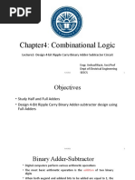 Lecture2 Chapter4 - Design 4-Bit Ripple Carry Binary Adder-Subtractor Circuit