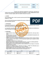 SI P04 Procedimiento de Auditoria Interna Del SIG V1