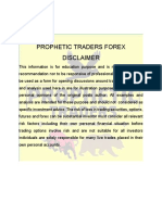 Prophetic Traders Forex Disclaimer