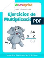 Multiplicaciones Bonitoparaimprimir