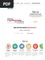Algorithmic Trading Training. StockSharp