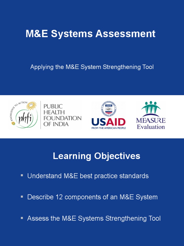 12 Components of M&E Systems Explained | PDF | Joint United Nations ...