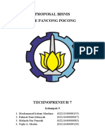 Technopreneurship ITS Proposal Bisnis (Food)