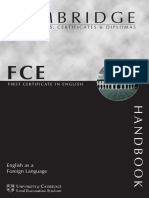 Cambridge Handbook Fce - About the Test