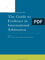 Guide Evidence arbitration 2021