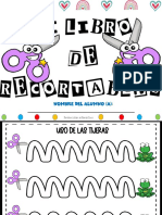 Libro recortables preescolar tijeras