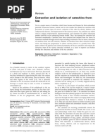 Extraction and Isolation of Catechins From Tea