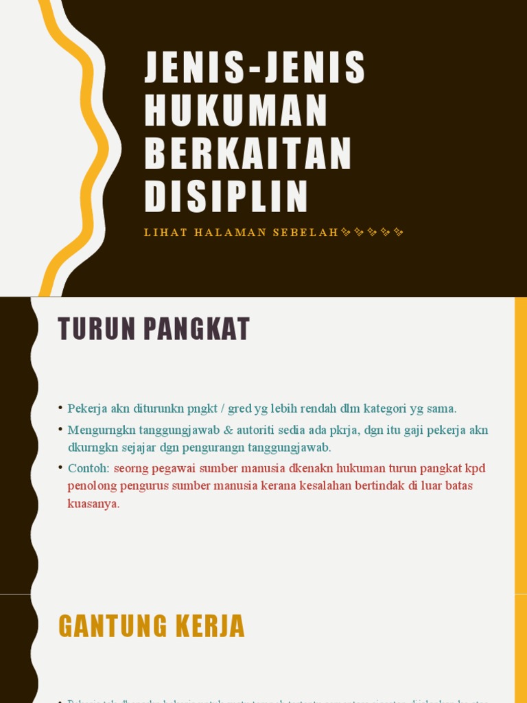 5 6 Tindakan Disiplin Penamatan Perkhidmatan Pdf