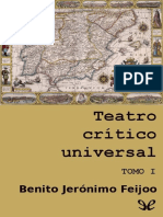 Teatro Critico Universal. Tomo I