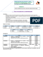 Calidad en La Construcción Cronograma