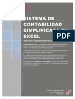 MANUAL SISTEMA DE CONTABILIDAD SIMPLIFICADA EN EXCEL