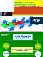 Kepemimpinan Dan Kelompok (Teamwork) : DR. H. A.A.Anwar Prabu Mangkunegara, M.Psi