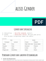Analisis Gender