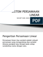 Sistem Persamaan Linear 1.