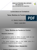 Medidas de tendencias central