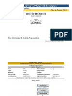 Plan de Estudio de Dibujo Técnico-Dgep