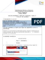 Universidad Nacional Abierta y A Distancia Vicerrectoría Académica y de Investigación Course