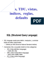SQL: Tablas, Datatypes, DML y DDL