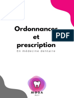 Ordonnances Types Dentaires