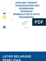 Analisis Tingkat Pengangguran Dan Kemiskinan Terhadap Kriminalitas Di Kota Pekanbaru-Dikonversi