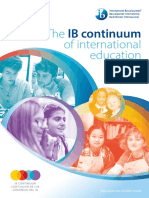 The of International Education: IB Continuum