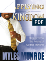 Applying The Kingdom by Myles Munroe