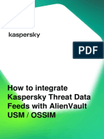 How To Integrate Kaspersky Threat Data Feeds With AlienVault