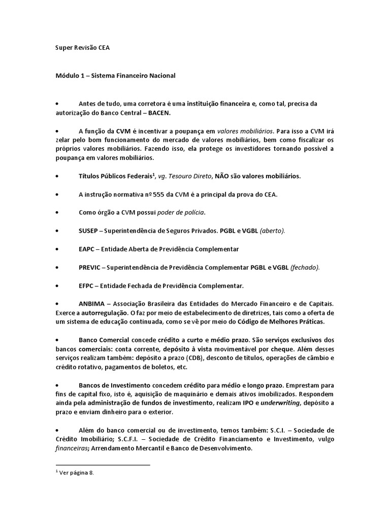 CPA 10 - Módulo 5 - Fundo de investimento - Chinese Wall 