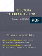 PPt ARHITECTURA calculatoarelor