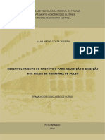 Desenvolvimento de Protótipo Para Aquisição e Exibição Dos Sinais de Oximetria de Pulso - Allan Magno Costa Teixeira