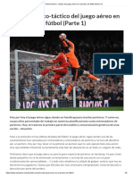 Patrón Técnico - Táctico Del Juego Aéreo en El Portero de Fútbol (Parte 1 )