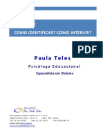 Dislexia - Como Identificar Como Iintervir - 2010