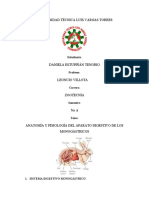 Anatomia y Fisiologia Del Aparato Digestivo de Los Monogastricos