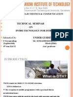 Technical Seminar ON Dvbs2 Tecnology For DTH: Department of Electronics & Communication